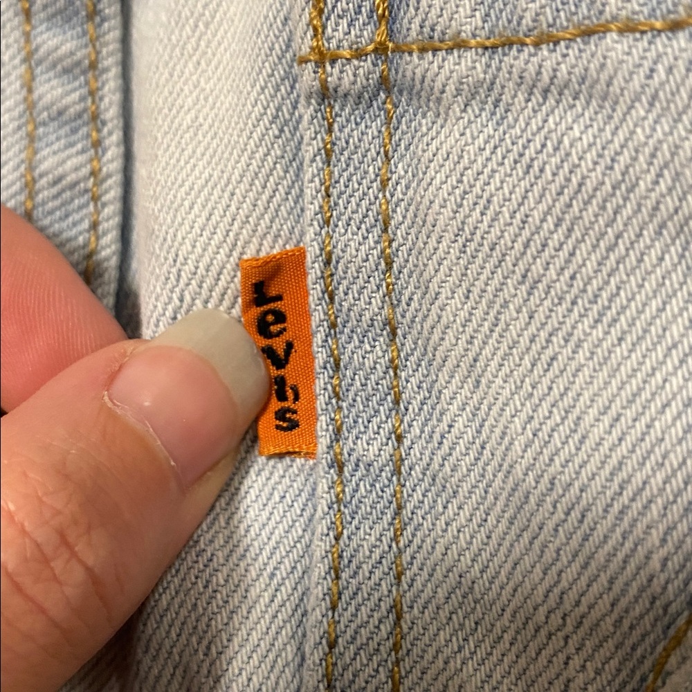 Levi's RARE!!! Vintage ORANGE TAB 100% cotton - Picture 6 of 6